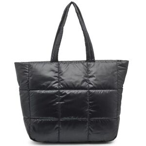Urban Expressions Neeva Black Quilted Tote Bag